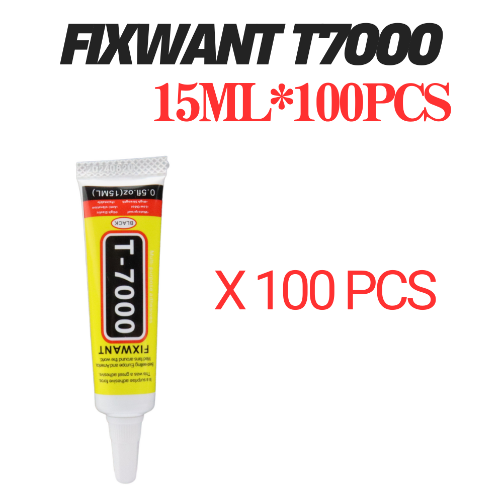 Contact Cement Glue - 100 peças 15ml T-7000 contato preto