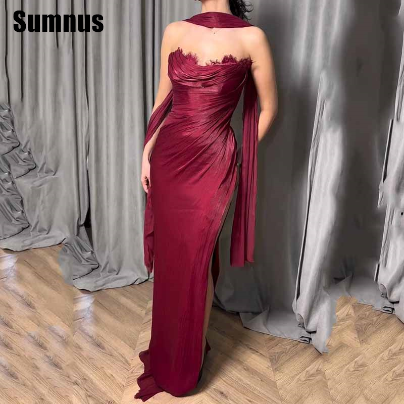Briar Cosplay Prop - Sumnus encantador sereia borgonha vestido de