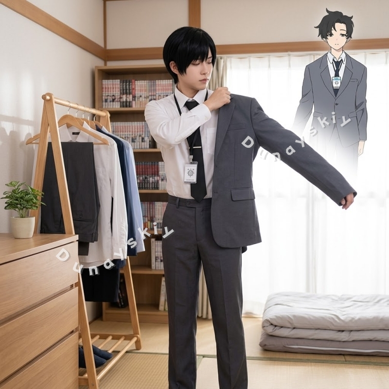 Cosplay Prop Business - Fantasia de Cosplay Professor Sensei, Conjunto