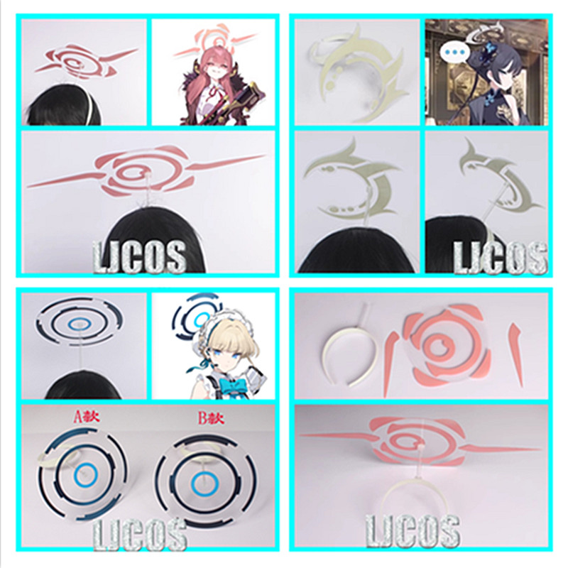 Cosplay Material For Prop - Jogo Anime Cosplay Headwear, Arquivo Azul,