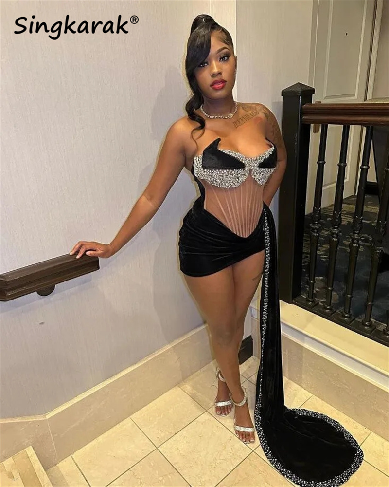 Briar Cosplay Prop - Sexy preto vestido de baile feminino