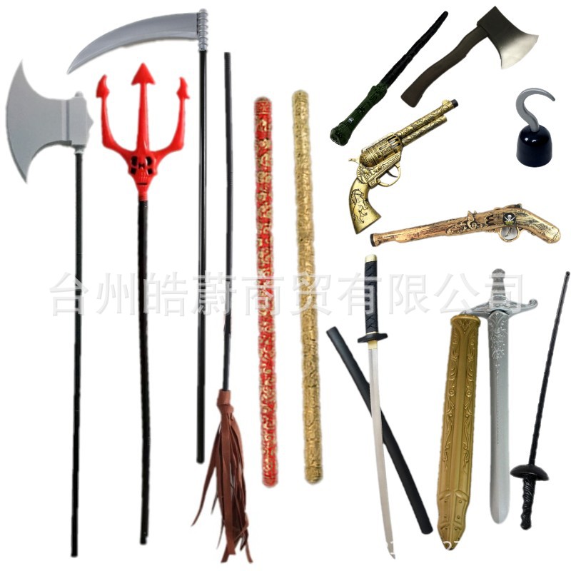 Cosplay Prop Axe - Engraçado grande triângulo garfo foice machado