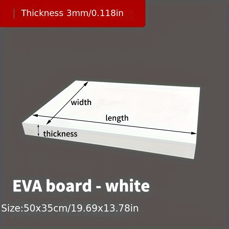 Placa de Espuma EVA 14x39 Pole - Cosplay Prop Foam Board avaliação e preço