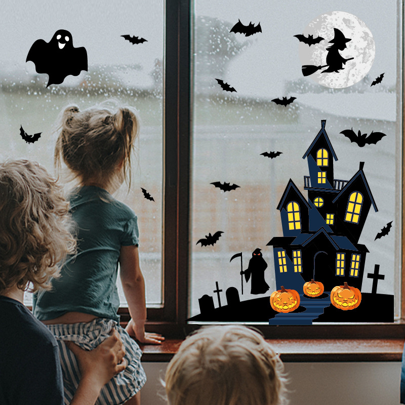 Halloween Janela Adesivo De Vi - Cosplay Bat Prop avaliação e preço