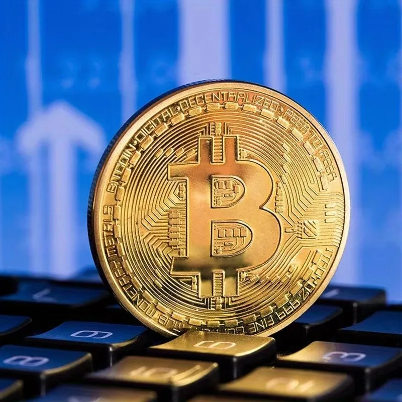 Moedas comemorativas Bitcoin e - Cosplay Prop Business avaliação e preço