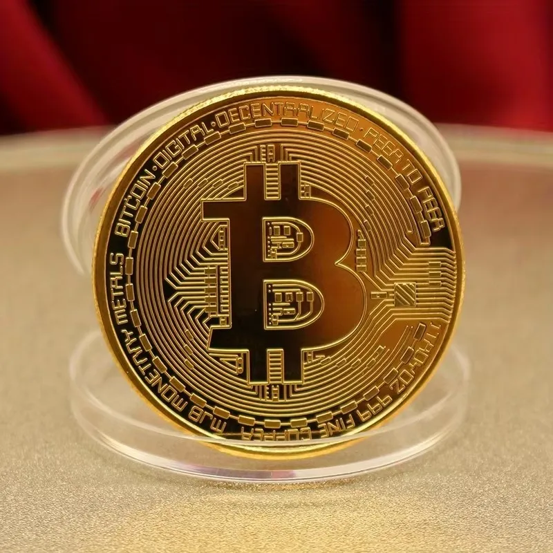 Moedas comemorativas Bitcoin e - Cosplay Prop Business avaliação e preço