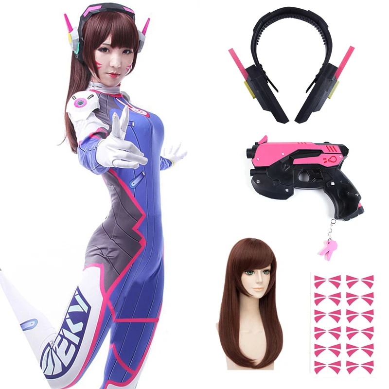 Anime mulher macacão collants  - Dva Cosplay Prop avaliação e preço