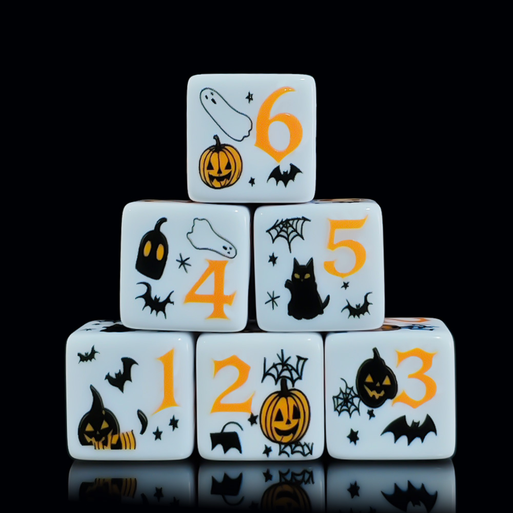 12 Peças de Dados D6 de Acríli - Cosplay Bat Prop avaliação e preço