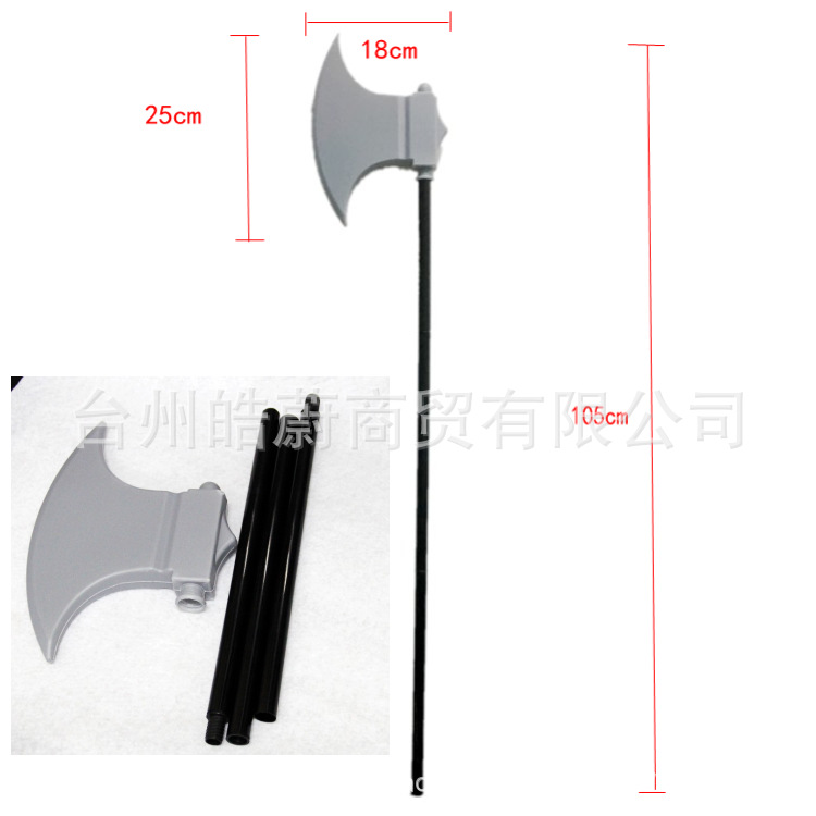 Engraçado grande triângulo gar - Cosplay Prop Axe avaliação e preço