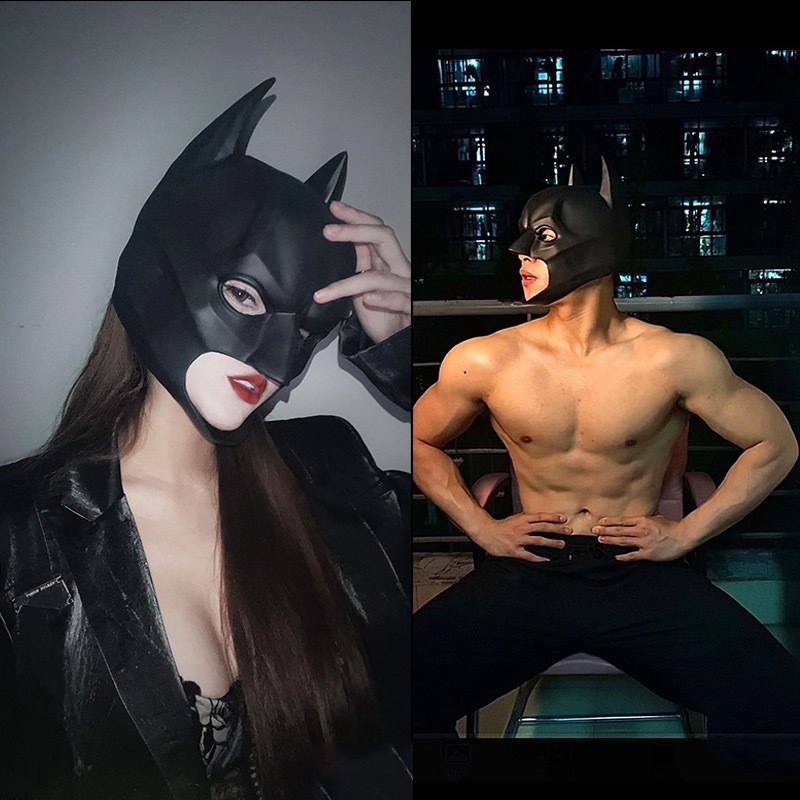 Máscara de Látex para Homens e - Cosplay Bat Prop avaliação e preço